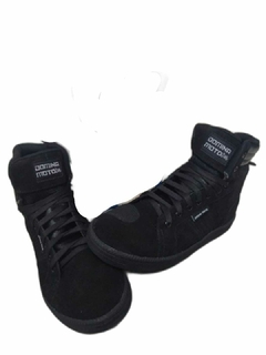 Bota DOMINA MOTO Biker De Piel color negro - comprar en línea