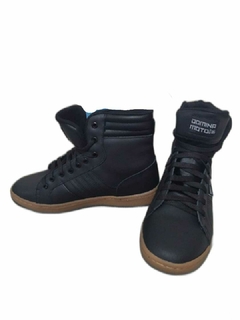 Bota DOMINA MOTO Biker De Piel color negro en internet