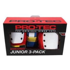 Set de Protecciones Pro Tec Retro Rojo / Azul (Box) - comprar en línea