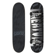 TABLA COMPLETA CREATURE LOGO METALLIC MINI 7.75X30.00´´ NEGRO/PLATA