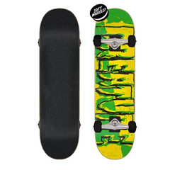 Tabla Completa Creature Ripped Logo Micro 7.50X28.25´´ Verde/Amarillo