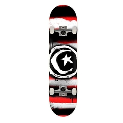 Tabla Completa Foundation Star & Moon Red Distres 8.0 Rojo/Negro