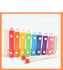 Imagem do Bebê música instrumento brinquedo xilofone de madeira crianças musical engra?