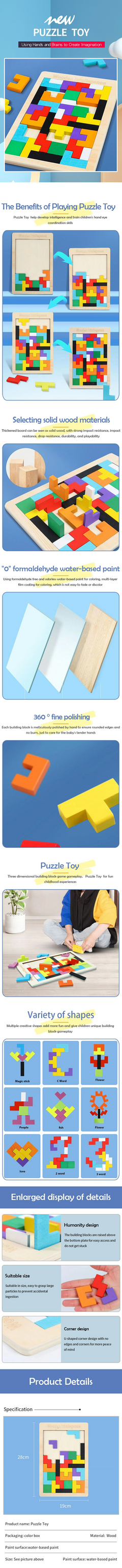 Quebra- Cabeças Tetris - loja online