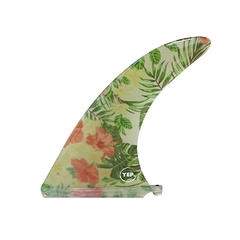 YepSurf Longboard Fins Fiberglass Length 7/8/9.5/10 inch Surf Fin Fin Surfboard Fin Polished flower pattern