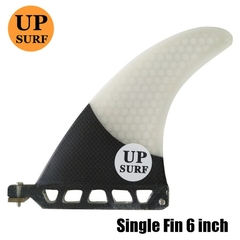 Surfboard Single Fin Fibreglass 6"/7"/8"/9"Fins SUP Board Quilhas Fins UPSURF logo central fin carbon mid fins - DeSurf