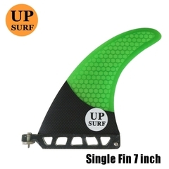 Surfboard Single Fin Fibreglass 6"/7"/8"/9"Fins SUP Board Quilhas Fins UPSURF logo central fin carbon mid fins - tienda online