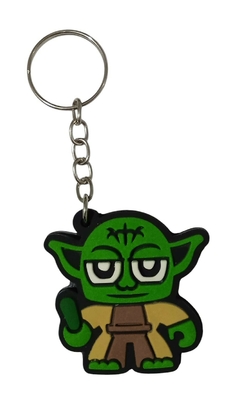 Chaveiro Baby Yoda, Jovem Yoda e Velho Yoda