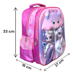 Mochila Escolar 3d Pequena Infantil Frozen Filme Elsa Menina - comprar online