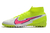 Chuteira Society Nike Mercurial Superfly 7 Elite Verde e Rosa - Camisa UseRjimports 