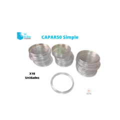 Capsulas para monedas CAPAR50 Simple X10 unidades