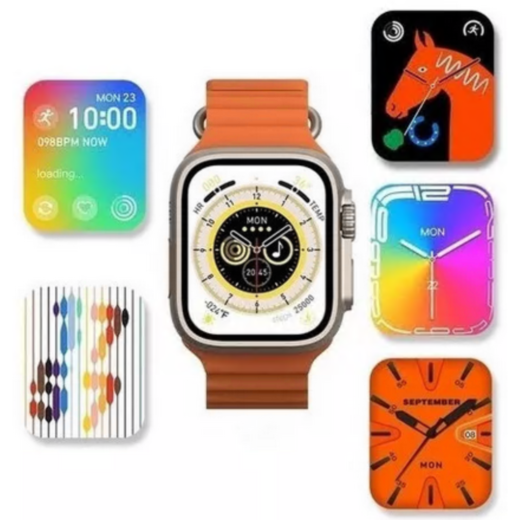 Apple watch Série 8 Watch S8 1 : 1 Smartwatch Relógio Inteligente De  Chamada Personalizado Monitoramento De Sono Sem Fio Carregamento ip68  Impermeável - Escorrega o Preço