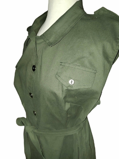 Vestidos Trench - Gabardina Liviana - Verde - tienda online