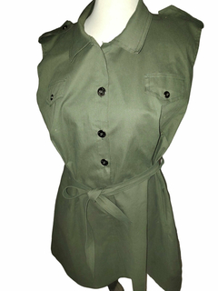 Vestidos Trench - Gabardina Liviana - Verde - comprar online