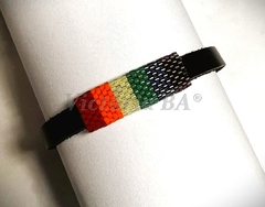 Pulsera de cuero Miyuki - tienda online