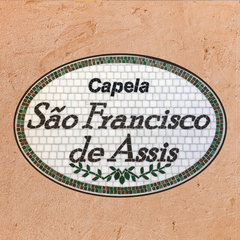 Identificação Exclusiva Oval "Capela S Fco Assis"