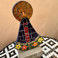 Nossa Senhora Aparecida em Mosaicos (base concreto) na internet