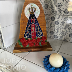 Nossa Senhora de Aparecida - Oratório - Joe Romio Mosaicos