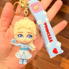 Llavero de Goma de Frozen - Elsa con Estrella en la Mano