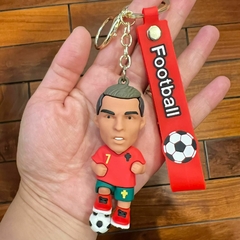 Llavero de Goma de Cristiano Ronaldo - Camiseta Portugal