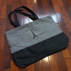 Bolso Tote - Paris Gris