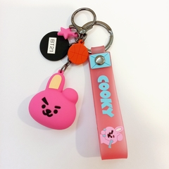 Llavero de Goma de cabeza de Cooky BT21 (BTS)