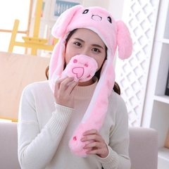 Gorro de Peluche con Orejas Móviles - Sin Luz - comprar online