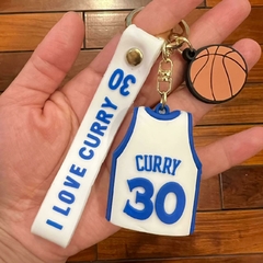 Llavero de Goma de Camisetas NBA - Stephen Curry - comprar online