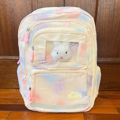 Mochila 4 CIERRE con Conejo de Peluche -MULTICOLOR- - comprar online