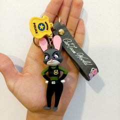 Llavero de Goma de Zootopia - Judy Hopps Grande Verde