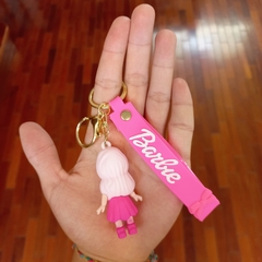 Llavero de Goma de Barbie - Barbie pelo rosa - comprar online