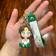 Llavero de Goma de Sailor Moon - Verde Sentada