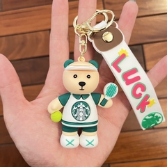 Llavero de Goma de Starbucks - Oso Con Pelota De Tenis - comprar online