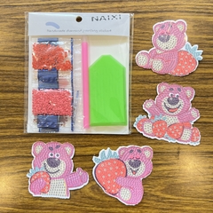 [4 Stickers]Kit Pintura con Diamante Decorativo -OSO LOTSO- AL AZAR - comprar online