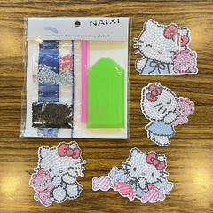 [4 Stickers]Kit Pintura con Diamante Decorativo -HELLO KITTY- AL AZAR - comprar online