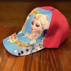 Gorras infantiles - Frozen Elsa y Anna Fucsia - comprar online