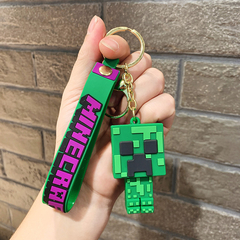 Llavero de Goma de Minecraft - Creeper