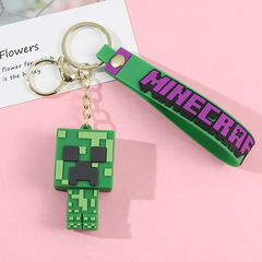 Llavero de Goma de Minecraft - Creeper - Shop Limite Zero