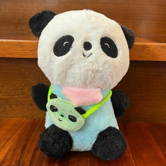 *Peluche de Animales - Panda Celeste -20cm-