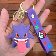 Llavero de Goma de Pokémon - Gengar Sacando la Lengua