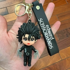 Llavero de Goma de El Joven Manos De Tijera - Edward Scissorhands