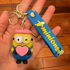 Llavero de Goma de Minions - Bob con Corazón