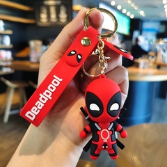 **Llavero de Goma de Deadpool - Negro