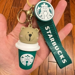 Llavero de Goma de Starbucks - Vaso con Oso