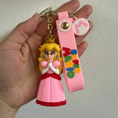 Llavero de Goma Super Mario - Princesa Peach