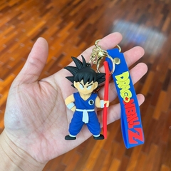 Llavero de Goma de Dragon Ball - Goku Azul