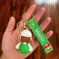 Llavero de Goma de Mario - Mario Verde Sentado - comprar online