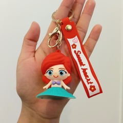 *Llavero de Goma de Princesa Disney - Ariel Vestido