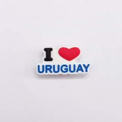 Pins para Crocs - I ❤ Uruguay