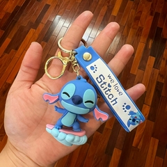 Llavero de Goma de Stitch - Surf Sonrisa